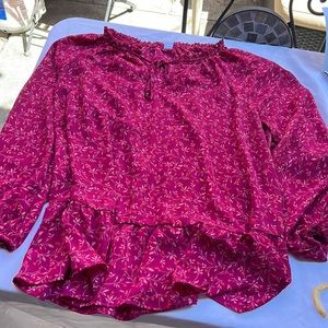 Old navy floral blouse